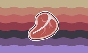 Raw meat where it shouldn't be